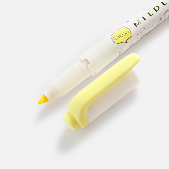 ZEBRA Mildliner Highlighter White Series Mild Sherbet Yellow