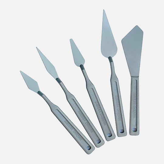 DERIVAN Matisse Plastic Painting Knife Set x 5