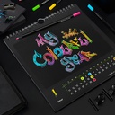 FABER-CASTELL Black Edition Color Pencil Neon & Pastel Set x 12