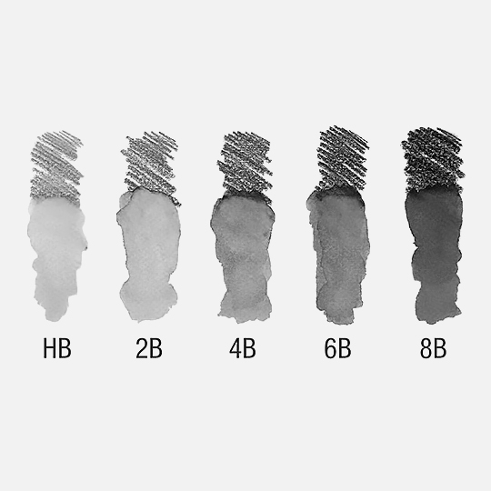 FABER-CASTELL Water-Soluble Graphite Pencil Set x 5