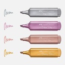 FABER-CASTELL Textliner Metallic Set x 5