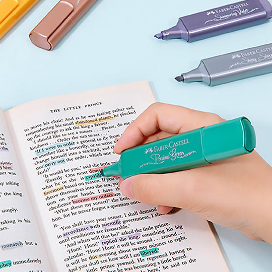 FABER-CASTELL Textliner Metallic Set x 5