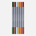 FABER-CASTELL Goldfaber Aqua Dual Marker Tuscany Set x 6