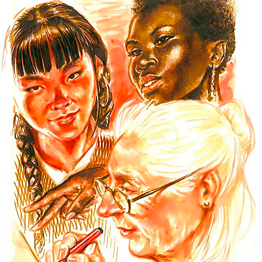 FABER-CASTELL Pitt Brush Pen Portrait Set x 6