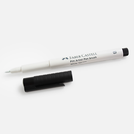 FABER-CASTELL Pitt Brush Pen White