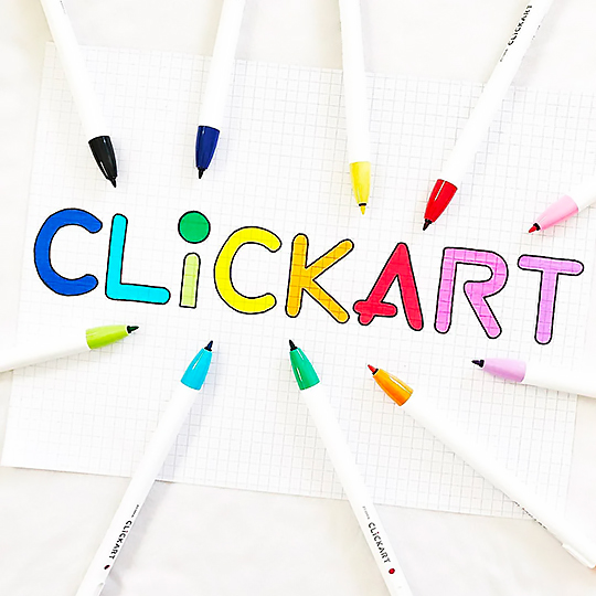 ZEBRA Clickart Water-Based Marker Set x 36