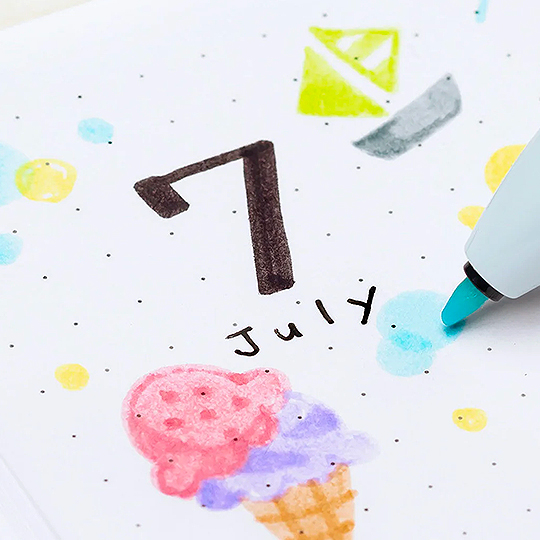 ZEBRA Clickart Water-Based Marker Brown