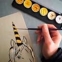 COLIRO Pearl Watercolor 30mm Autumn Set x 6