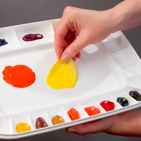 MIJELLO Artelier Airtight Peel-Off 25-Well Acrylic Paint Palette