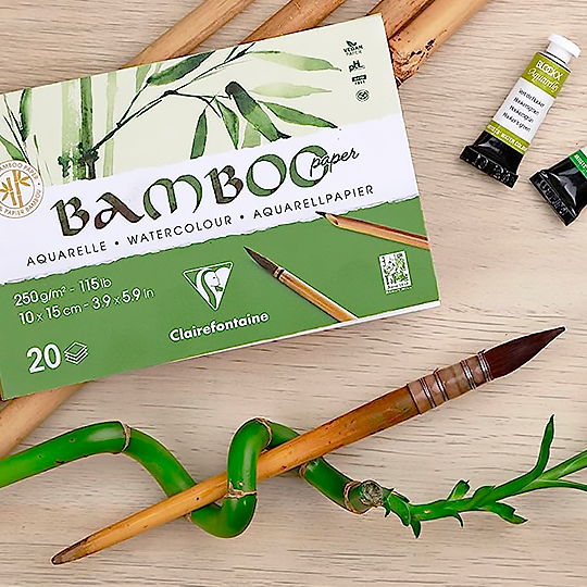 CLAIREFONTAINE Bamboo Watercolor Paper 250gsm 75cm x 105cm x 5