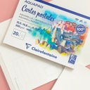 CLAIREFONTAINE Aquapad Postcard A6 x 20