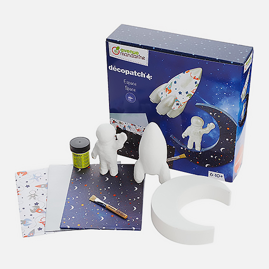 AVENUE MANDARINE Big Creative Box Decopatch Space