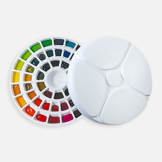 MIJELLO 50-Well Color Wheel Palette