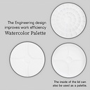 MIJELLO 50-Well Color Wheel Palette