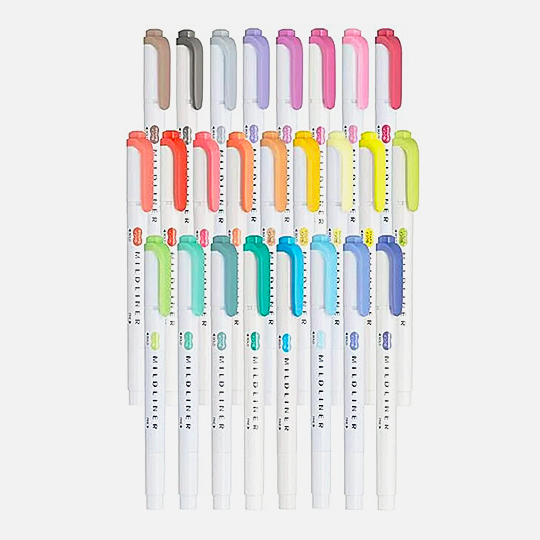 ZEBRA Mildliner Highlighter Set x 25