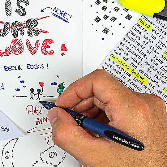 SCHNEIDER One Business Roller Pen 0.6mm Set x 4