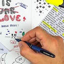 SCHNEIDER One Business Roller Pen 0.6mm Set x 4