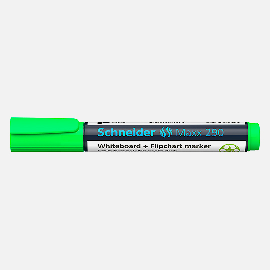 SCHNEIDER Maxx 290 Whiteboard & Flipchart Bullet Marker Light Green