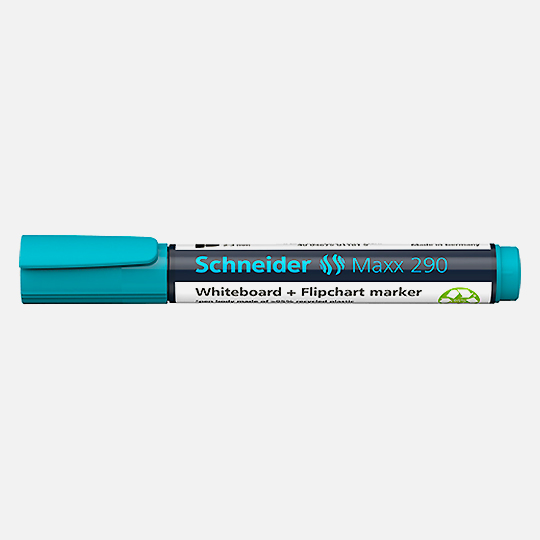 SCHNEIDER Maxx 290 Whiteboard & Flipchart Bullet Marker Turquoise