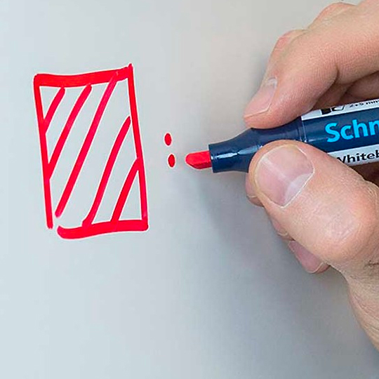 SCHNEIDER Maxx 293 Whiteboard & Flipchart Chisel Marker Set x 4