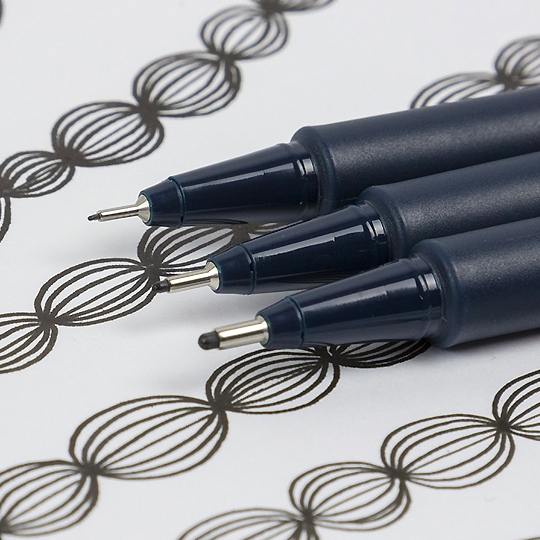 SCHNEIDER Pictus Drawing Pen Black Set x 8