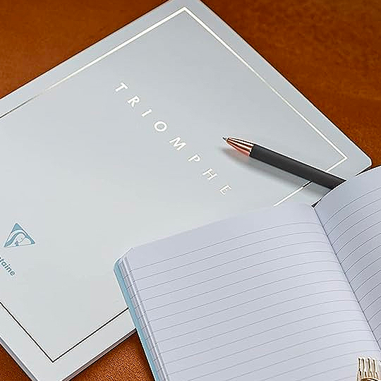 CLAIREFONTAINE Triomphe Sewn Spine Lined Notebook 90gsm A4 x 48