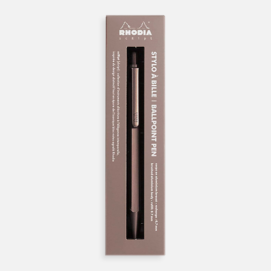 RHODIA Script Ball Pen 0.7mm Rosewood