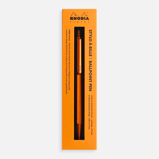 RHODIA Script Ball Pen 0.7mm Orange