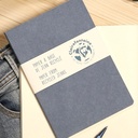 CLAIREFONTAINE Jeans Lined Notebook 90gsm A6 x 48