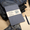 CLAIREFONTAINE Jeans Lined Notebook 90gsm A6 x 48