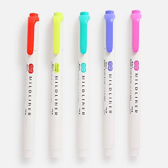 ZEBRA Mildliner Highlighter Set x 5