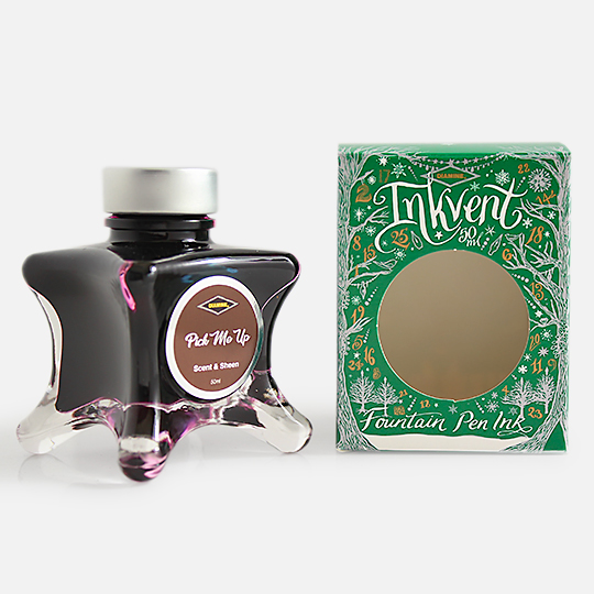 DIAMINE Inkvent Green Scented & Sheen Fountain Pen Ink 50ml Pick Me Up