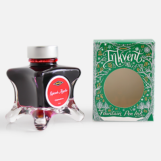 DIAMINE Inkvent Green Chameleon Fountain Pen Ink 50ml Spice Apple