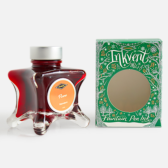 DIAMINE Inkvent Green Standard Fountain Pen Ink 50ml Flame