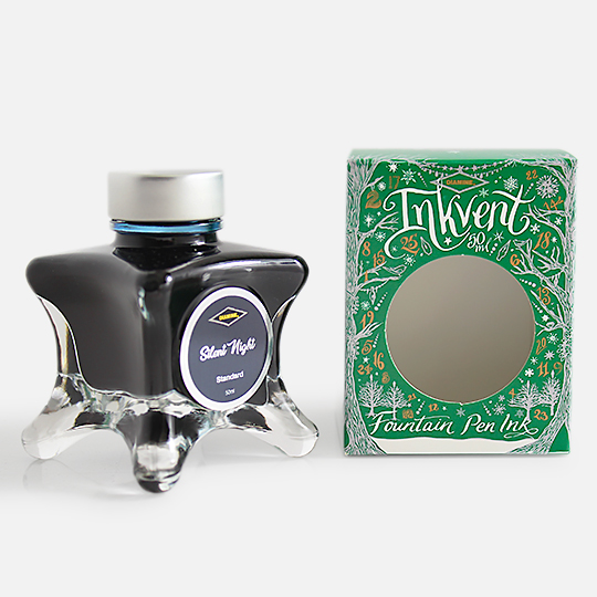 DIAMINE Inkvent Green Standard Fountain Pen Ink 50ml Silent Night