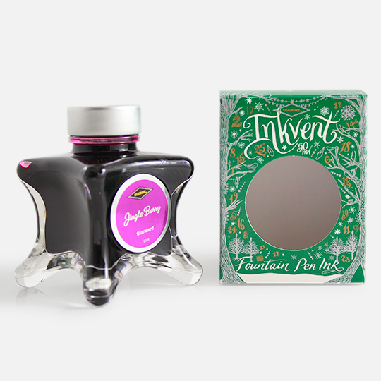 DIAMINE Inkvent Green Standard Fountain Pen Ink 50ml Jingle Berry