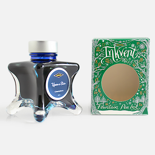 DIAMINE Inkvent Green Chameleon Fountain Pen Ink 50ml Upon A Star