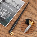 MANUSCRIPT 2-In-1 Oblique Nib Holder Black
