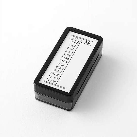 MIDORI Paintable Stamp Pre-Inked Half Size Vertical