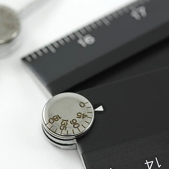 MIDORI Aluminum Multi Ruler Silver