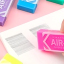 PLUS Air-In Neon Eraser Green