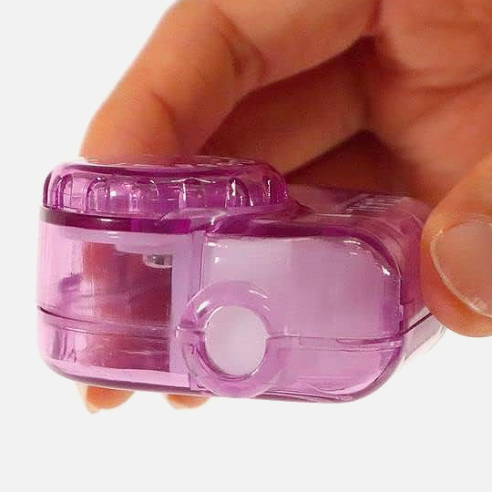 STAD T’gaal 5-Point Pencil Sharpener Clear Black