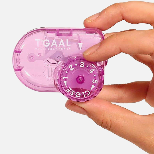 STAD T’gaal 5-Point Pencil Sharpener Clear Blue