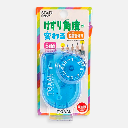 STAD T’gaal 5-Point Pencil Sharpener Clear Blue