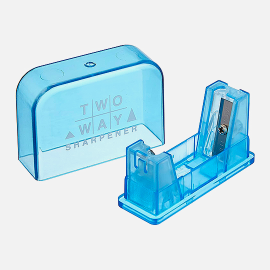 STAD Two Way Sharpener Clear Violet