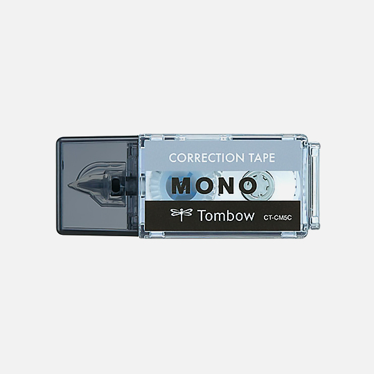 TOMBOW Mono Pocket Correction Tape 5mm x 4m Clear Black