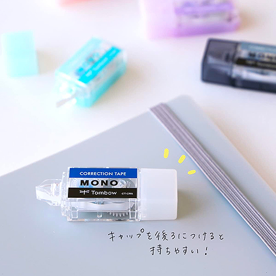 TOMBOW Mono Pocket Correction Tape 5mm x 4m Clear Black