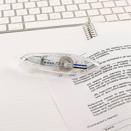 TOMBOW Mono Air 5 Correction Tape Pen Clear
