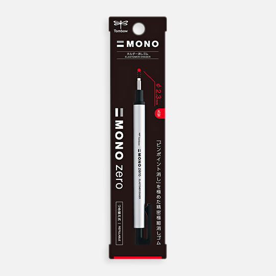 TOMBOW Mono Zero Eraser 2.3mm Silver