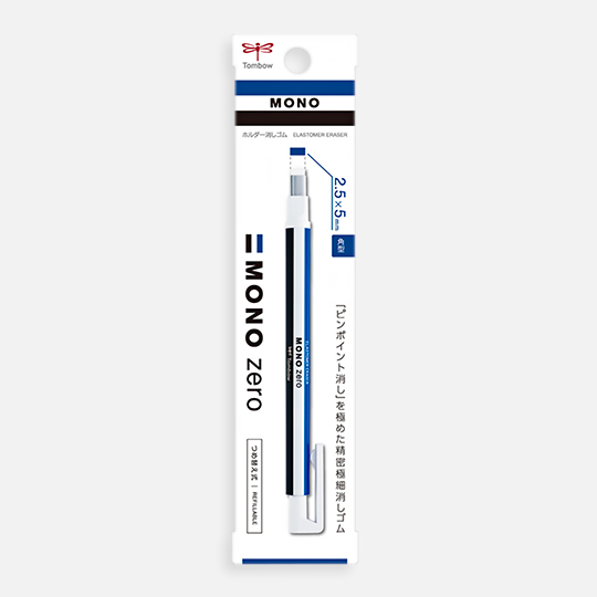 TOMBOW Mono Zero Eraser 2.5mm x 5mm White